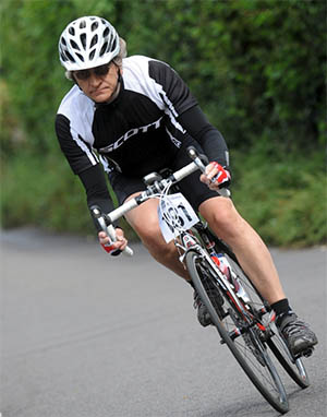 Nigel Jennings cycling